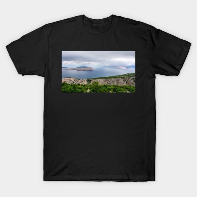 Croatian Coast at Klada T-Shirt by jojobob